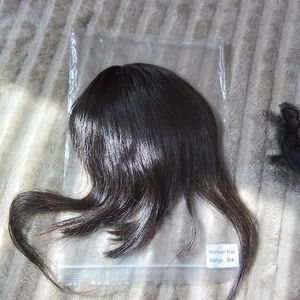 Human hair bangs